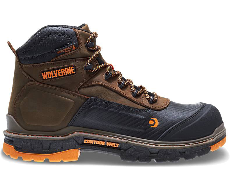 Wolverine 10717 Overpass CarbonMAX™ Safety Toe Work Boots